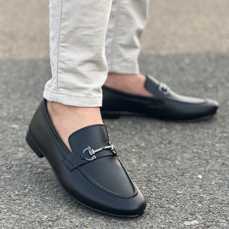 Black open shoes on sale