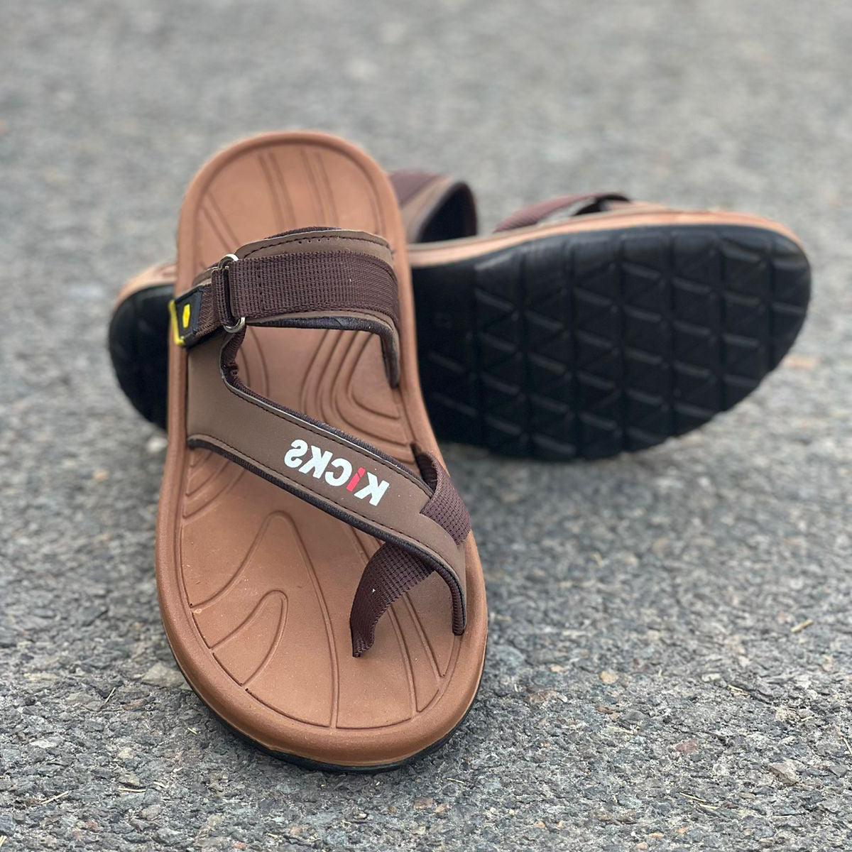 The Kicks Brown Chappal