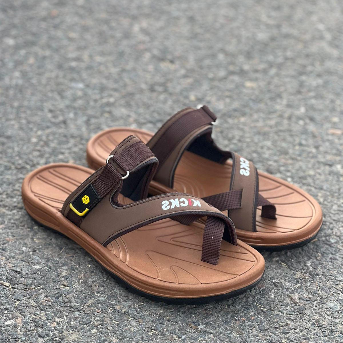 The Kicks Brown Chappal