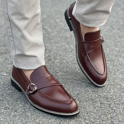 The Single Monk Brown Shoes