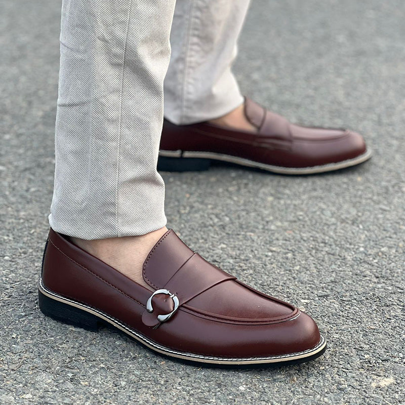 The Single Monk Brown Shoes