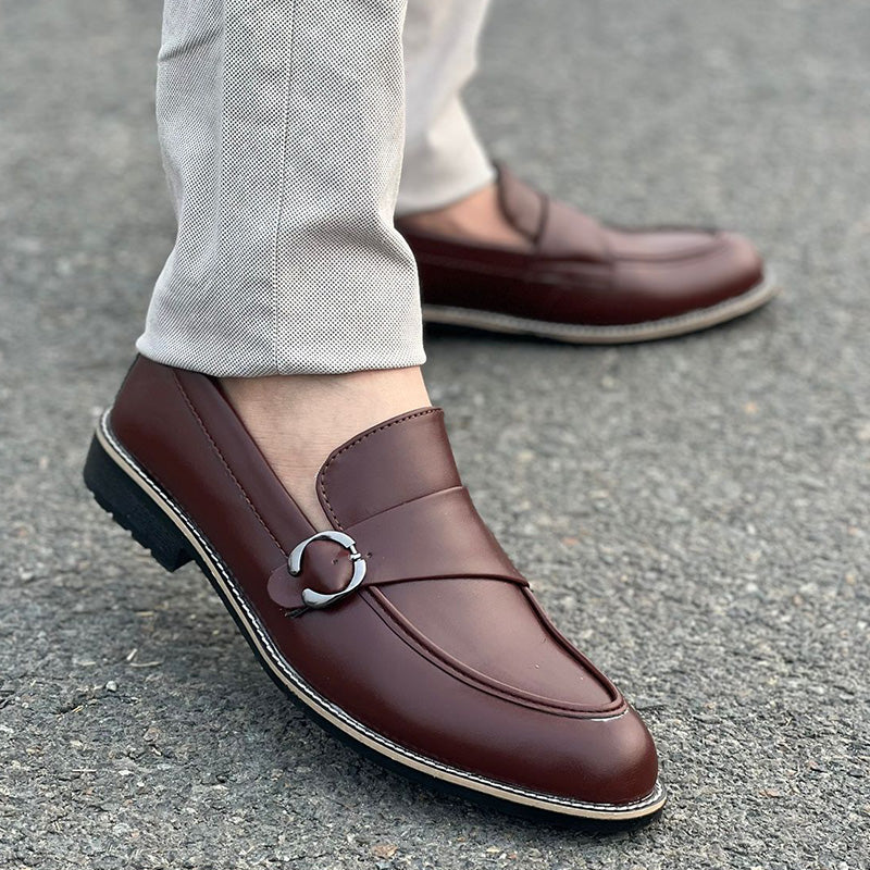 The Single Monk Brown Shoes