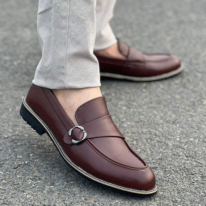 The Single Monk Brown Shoes