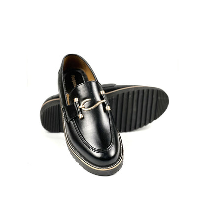 Handmade Fin Black loafers