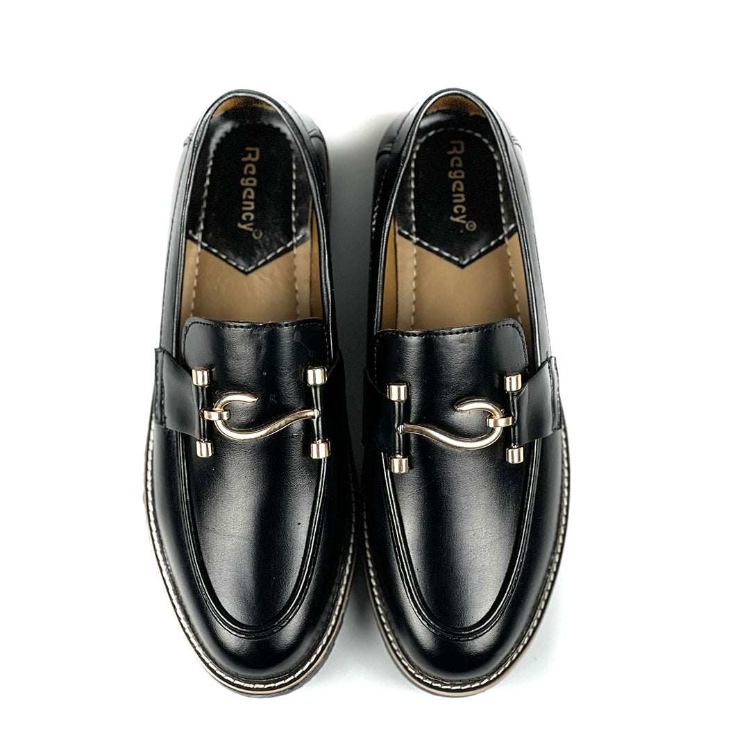 Handmade Fin Black loafers