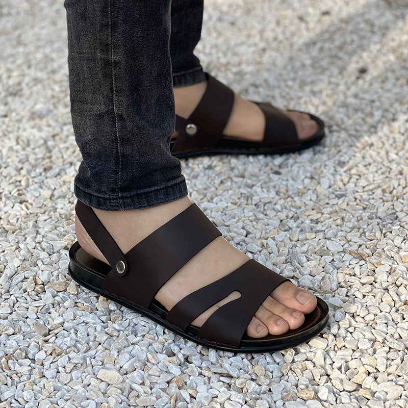 The Choco Brown Camello Sandal - yehloo.com.pk