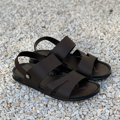 The Choco Brown Camello Sandal - yehloo.com.pk