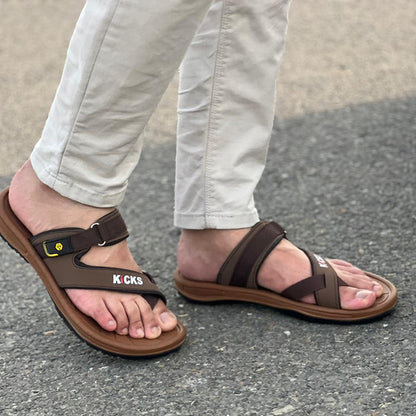 The Kicks Brown Chappal