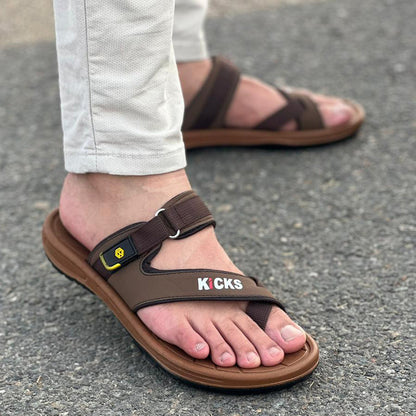 The Kicks Brown Chappal