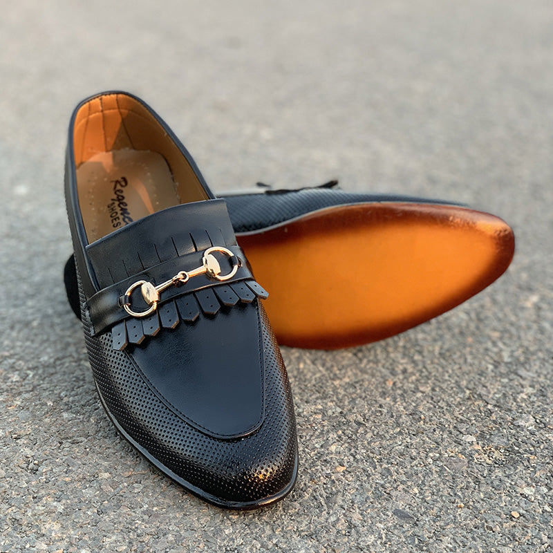 Handmade Manchester Black Shoes - yehloo.com.pk