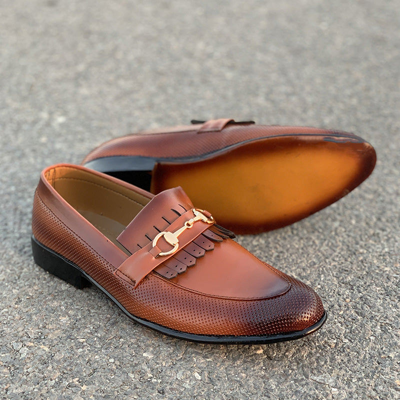 Handmade Manchester Brown Shoes - yehloo.com.pk